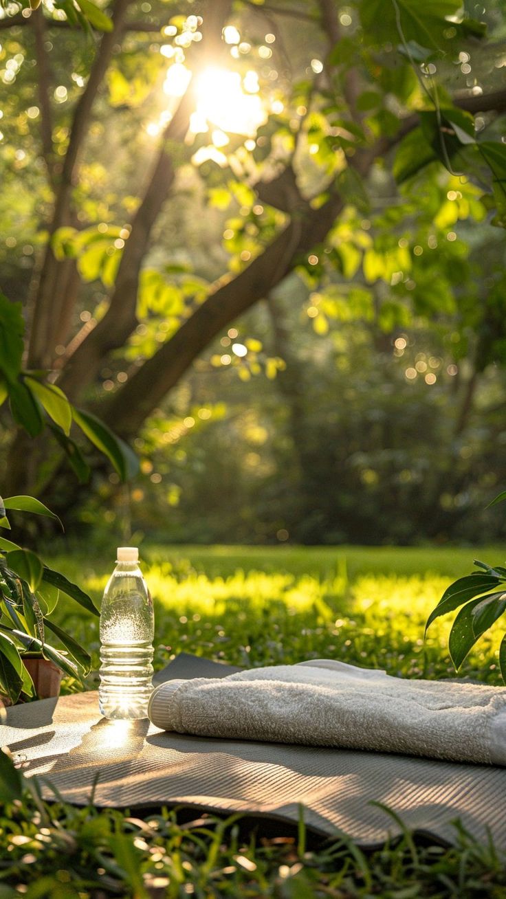 Abstrakt morgonljus som symbol för nya vanor